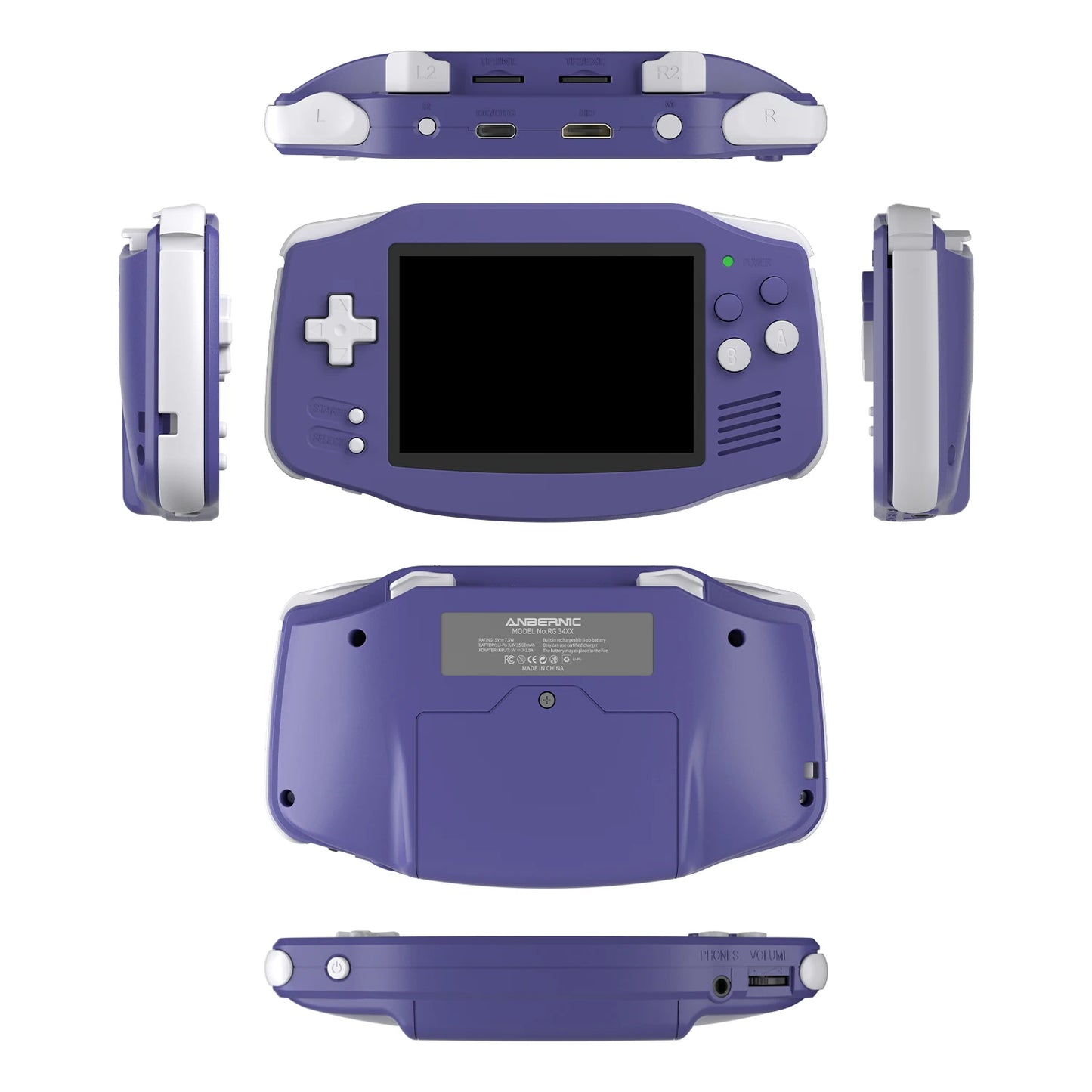 ANBERNIC RG34XX Retro Handheld Gaming Console – 3.4" IPS System