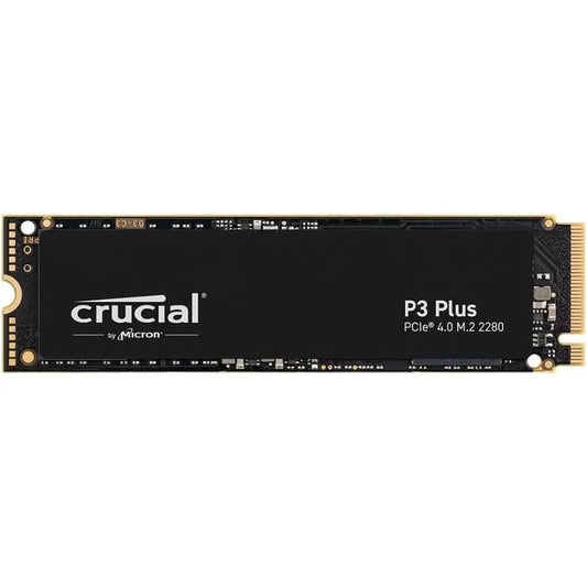 Crucial P3 Plus SSD on a white background